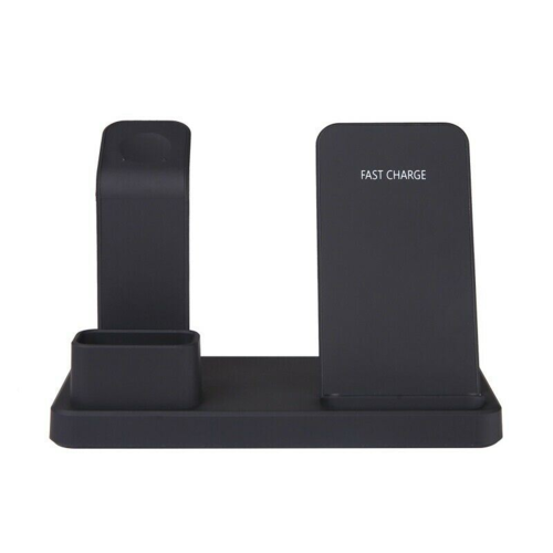 3-in-1 Fast Wireless Charging Pad for Phone, Watch & AirPods