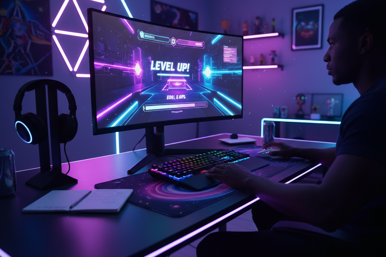 Level up your game. gaming lifestyle